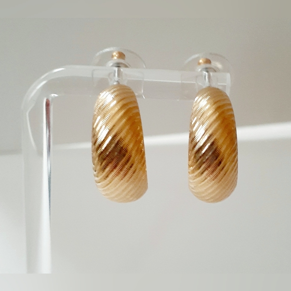 Goldtone Hoop Earrings